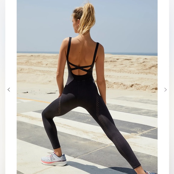 NWOT FP MOVEMENT BY FREE PEOPLE GOOD KARMA ONESIE - Picture 2 of 10